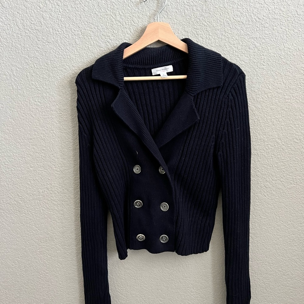 Knit cropped jacket